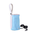 USB Travel Mug Baby Milk Warmer Heater Feeding Bottle Insulated Bag (Blue)