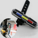 High Brightness Bike Rear Light Red/Blue, Powerful LED Bicycle Tail Light