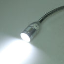 12V 3W Reading Light Built-in Button Switch Minimalist Flexible Gooseneck LED