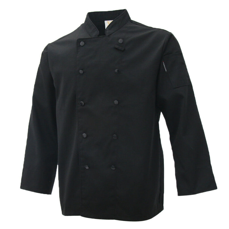 Chef Waiter Double-breasted Coat Uniform Long Sleeve Jacket Clothes XXXL