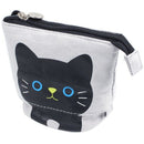 canvas Cartoon Cute Cat Telescopic Pencil Pouch Bag Stationery Pen Case Box A2I9