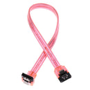 10-inch 26AWG SATA III 6.0 Gbps 7pin Female to Female Data Cable with Locking