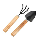 Plant Garden Mini Tools Gardening Spade Shovel Rake Set 2 in 1 T4E2