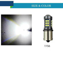 2Pcs Car Led Bulb Turn Signal 3030 27Smd 1156 Reversing Light Decoding Brak