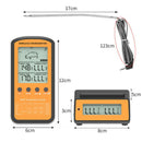 1pc Wireless Remote BBQ Thermometer Dual Probe Digital Cooking MliB Hn