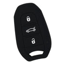 Silicone Keyless Entry Car Remote Fob Key Fob Bag Holder Case Smart 3 Buttons