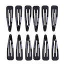 12pcs Black Girls Hair Clips Hairpins Hairgrip Barrettes Accessories