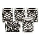 5Pcs Norse Vikings Beads Hair Tube Beads Dreadlocks for Beards Hair Paracord