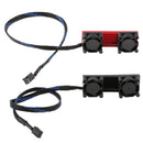 NVMe M.2 SSD Cooler Heatsinks with 25mm Fans for PC Laptop Desktop Computer - 3