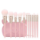 Msq 12Pcs Make Up Brushes Set Powder Blusher Eyeshadow Synthetic Hair Makeu