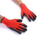 1Pair Nylon Latex Palm Work Gloves General Purpose Garden Grip Builder Co Dwwj