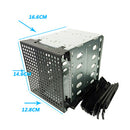 Hard Drive Cage Chassis Caddy Rack 3x 5.25'' - 5x 3.5 '' SATA SAS HDD Tray Case