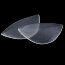 1pair Clear Silicone Gel Arch Foot Wedge Pads Pain Relief Flat Feet Insoles FT