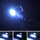 4 LED USB Rechargeable Solar Bicycle Bike Mountain Light Headlight Speaker UOA