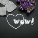 Cutting Die Decor Carbon Steel Heart Mother Craft Embossing