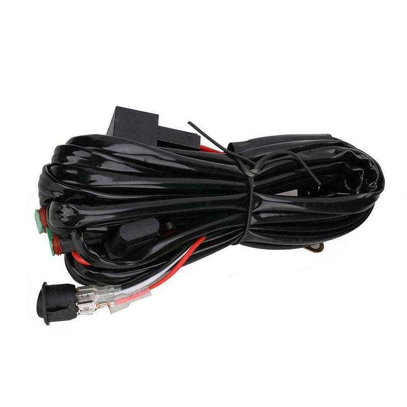 12V 40A Car Relay Wiring Harness Waterproof Switch Kit for LED Work Fog Spot