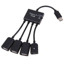 4 in 1 USB 3.1 Type-C to 4 USB Female Port Adapter Extension Charging Host