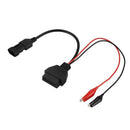 Obd Ii 16P To Fiat 3P Auto Diagnostic Connector Is Suitable For Fiat Cars