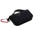 Fishing Lure Storage Wrap Bag Spinner Baits Wallet Case, Black Color