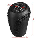 6 Speed Leather Gear Knob Stick Shift For Mazda 3 Bk Bl/ 5 Cr Cw/ 6 Ii Gh