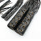 7/8 inch Motorcycle Grips Lever Cover Leather Fringed Hand Grip Handlebar G Z9R3