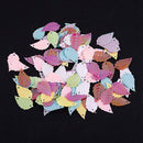 About 100 leaf sequin confetti scrapbook I6G4