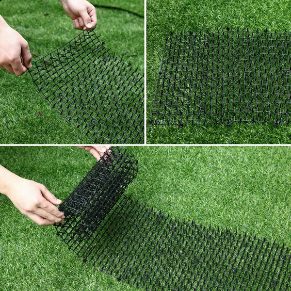 Garden Cat Scat Mat - Cats And Dogs Repellent Mat Plastic Spike-Keeping Cat P3Z5