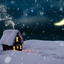 Christmas House Photography Background Cloth Backdrop Photographic Props A