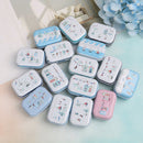 Mini tin trinket jewelry coin box tinplate storage case small-rectangular Be- Gw