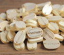 20pcs 2 Holes Sewing Wood Buttons Hand Made Word Scrapbooking Crafts Decorate!E