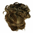 Long Curl Hair Extension Wig Hairpieace Blond