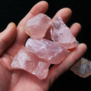 Natural Pink Rose Quartz Crystal Stone Rock Mineral Specimen Healing Collectible
