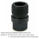Teeth Metal Free Wheel Spline Alternator Clutch Pulley Removal Tool Universal