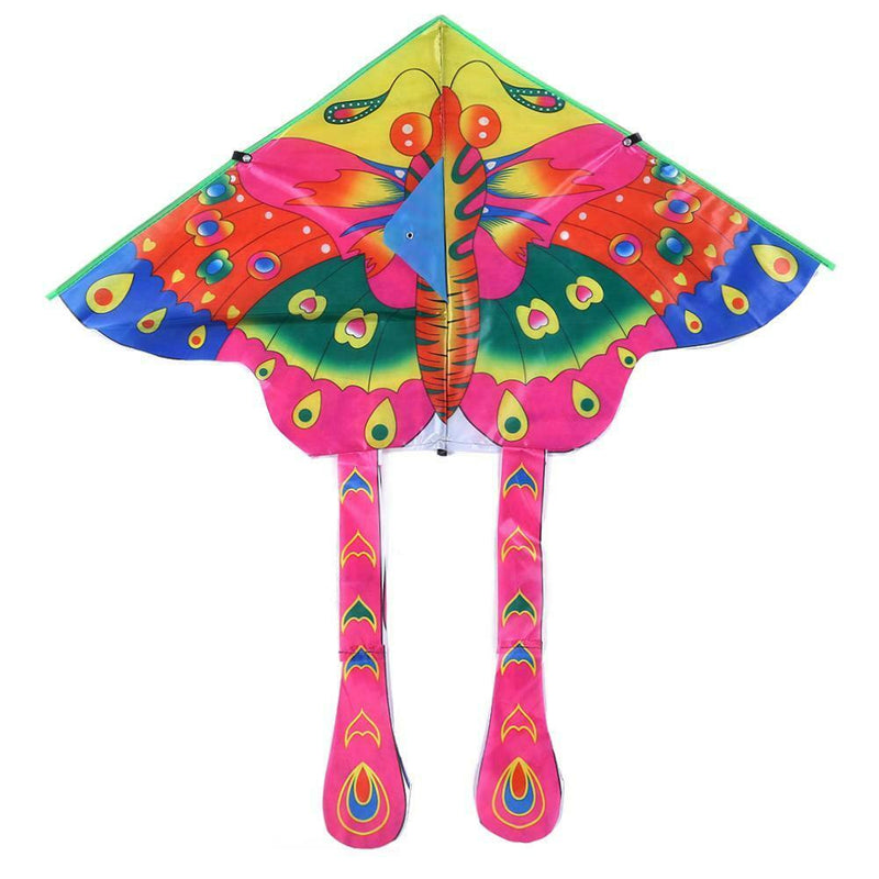 90x50cm Bright Cloth Colorful Butterfly Kite Outdoor Foldable Kites (A)