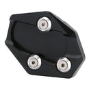 New Black Foot Kickstand Enlarger Pad Plate For Yamaha TMAX XP 530 Scooter