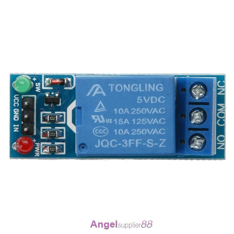 2pcs 1 Channel DC 5V Relay Board Switch Module For Arduino Raspberry Pi ARM AVR