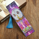 Tassel Leather Special Shaped DIY Diamond Painting Bookmark Art Craft Decor