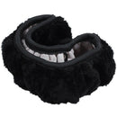 car Antislip Plush Stretchy Shield Case Steering Wheel Cover Black