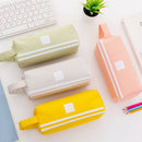 2 Pack Large Capacity Pen Pencil Storage Case, Double Zipper Student Statio