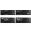 4x Spanish Non-Transparent Keyboard Stickers Guard Film Protector for PC