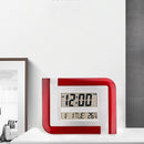 Large Number Display LED Electronic Wall Clock Snooze Table Clock Mute Brac