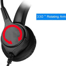 Call Center Headset USB Wired Offical Telephone Headphone with Microphone A