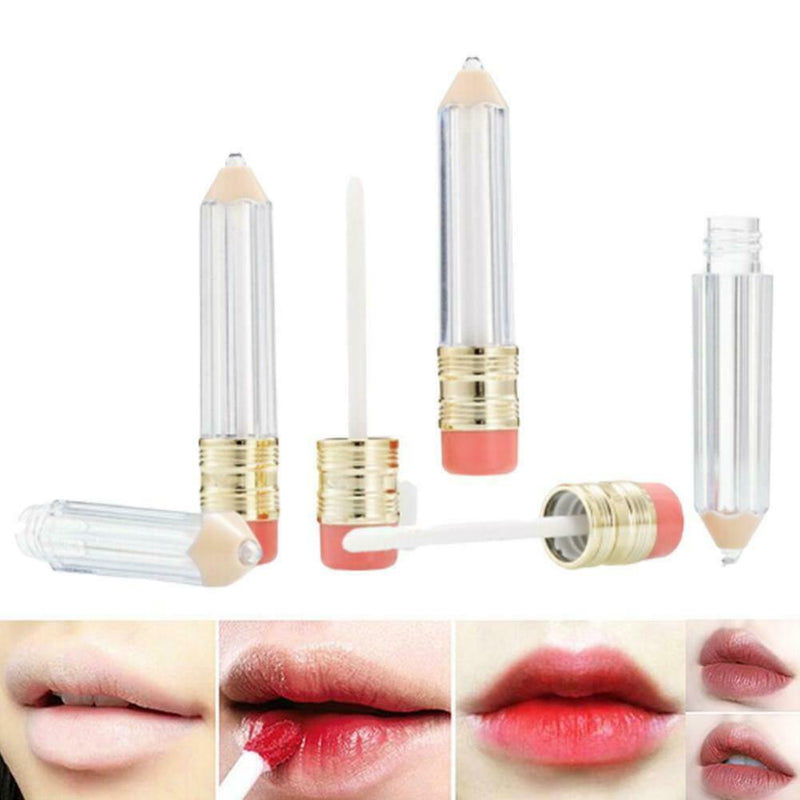 5ml DIY Empty Clear Lip Gloss Pencil Tubes Bottle lip tube Empty Makeup Tubes