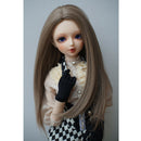1/3 BJD Full Wig, Flaxen Long Straigth Hair for Night Lolita, Supper Dollfie,