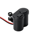 2 In 1 Motorcycle Car Boat 12V Usb Power Port Charging Socket Cigarette-Lig