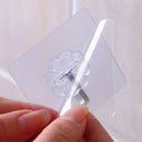 10x Strong Clear Suction Cup Sucker Wall Hooks Hanger For Kitchen Bat Hn