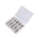 100pcs/set stainless steel fishing line crimp sleeve copper tube 1.0mm-2.2mm  LJ