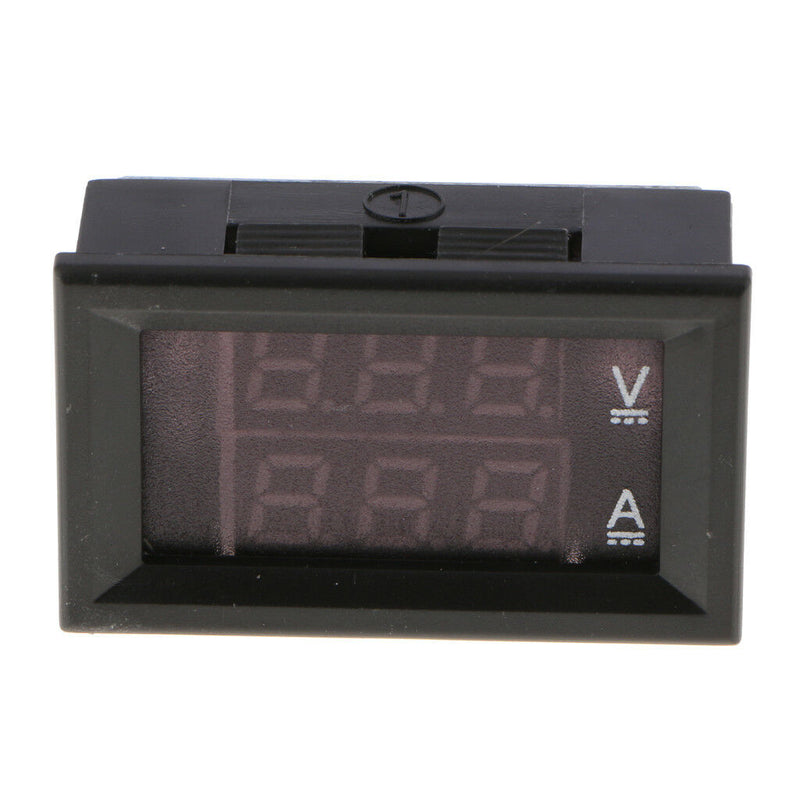 1.9" DC 30V 30A Voltmeter Ammeter Digital Red-Blue Dual LED Display Meter