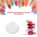 Glass Nail Art Color Mixing Palette Drawing Pattern, Transparent Glass Nail
