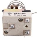 AC 16A 250V 50 to 300 Celsius Degree 3 Pin NC Capillary Thermostat for